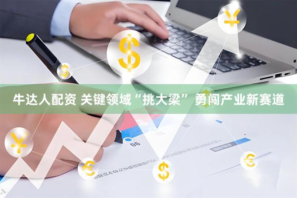 牛达人配资 关键领域“挑大梁” 勇闯产业新赛道